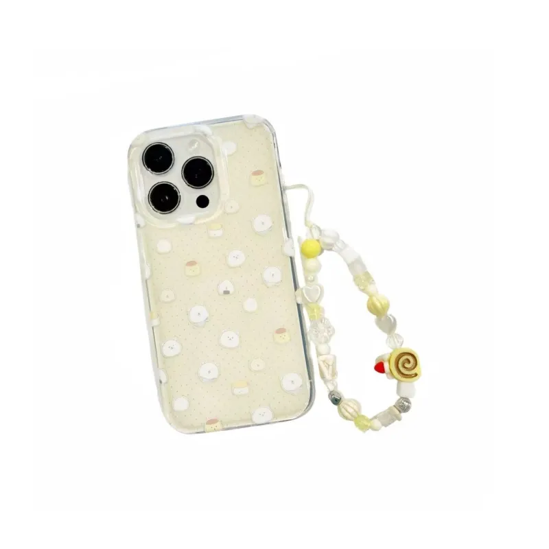 Icona TPU Material Minimalist Style Cute Polka Dot Joke Bear Phone Cases Compatible With IPhone 12/13/14/15/16/PRO/MAX-1