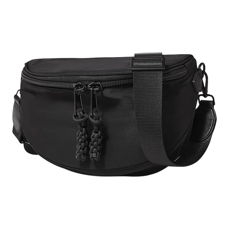 Marino Orlandi Fabric Crossbody Bag Sling Bag Fanny Pack Men's Black-1
