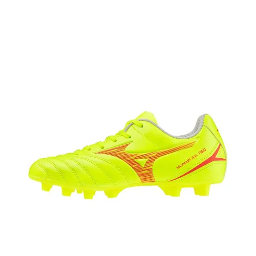 Mizuno MONARCIDA NEO 3 Anti-Slip Wear-Resistant Low-Top Kids' Soccer Shoes Green Kids'