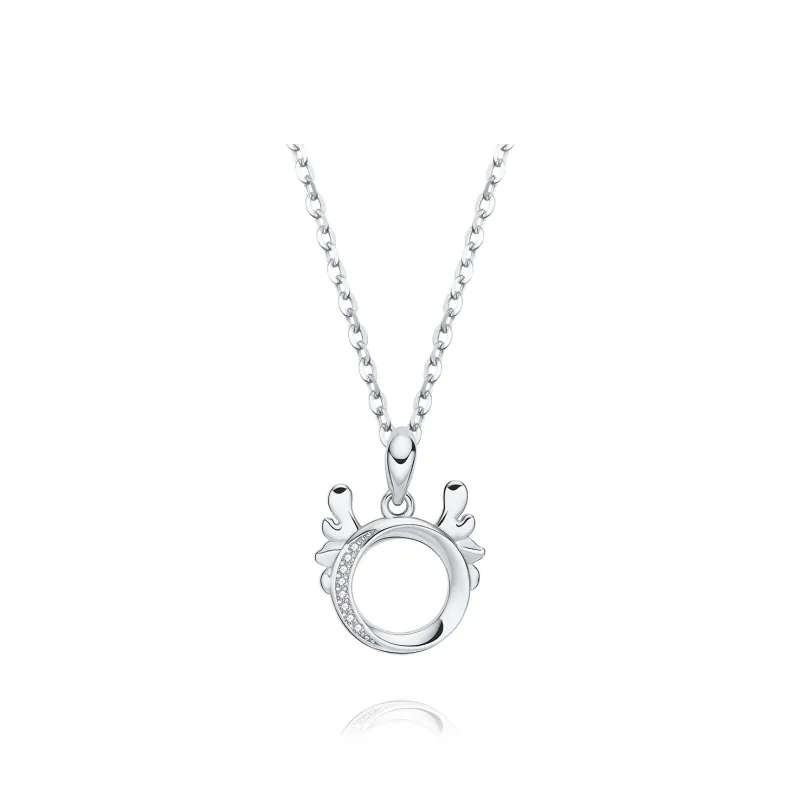 2801 S925 Silver Necklaces Unisex-0