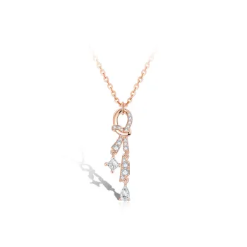 CHIEMOT S925 Silver Collarbone Chain Women's