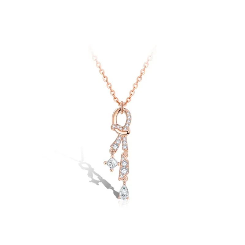 CHIEMOT S925 Silver Collarbone Chain Women's-0