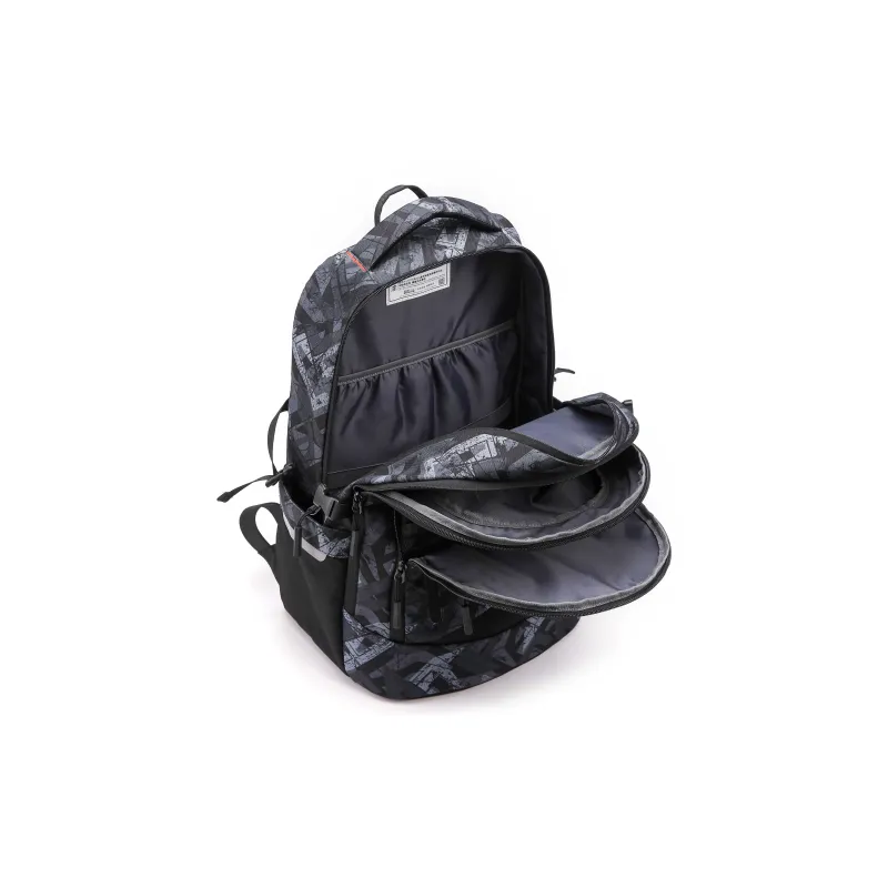 HELLO DRAGON Nylon Backpack Regular Unisex Multicolor/Blizzard/Polar Gray-11