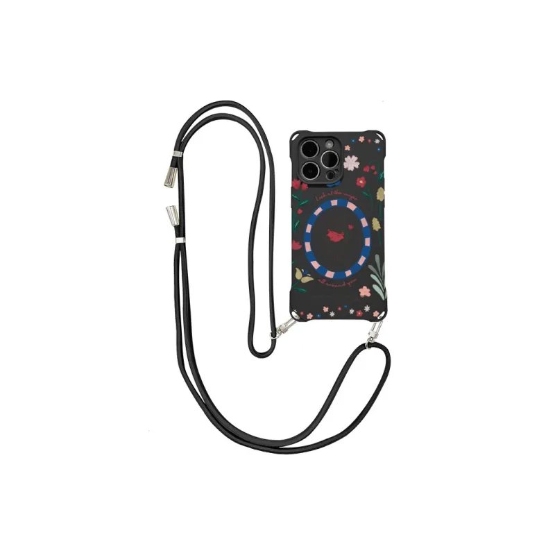 Disney Silicone Material Lanyard Crossbody Cute Phone Cases Compatible With Apple 16 Pro Max/Pro/Plus/15/14/13-8