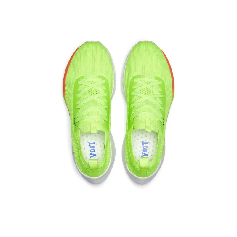 VOIT Running Shoes Unisex Low Top Neon Green-3