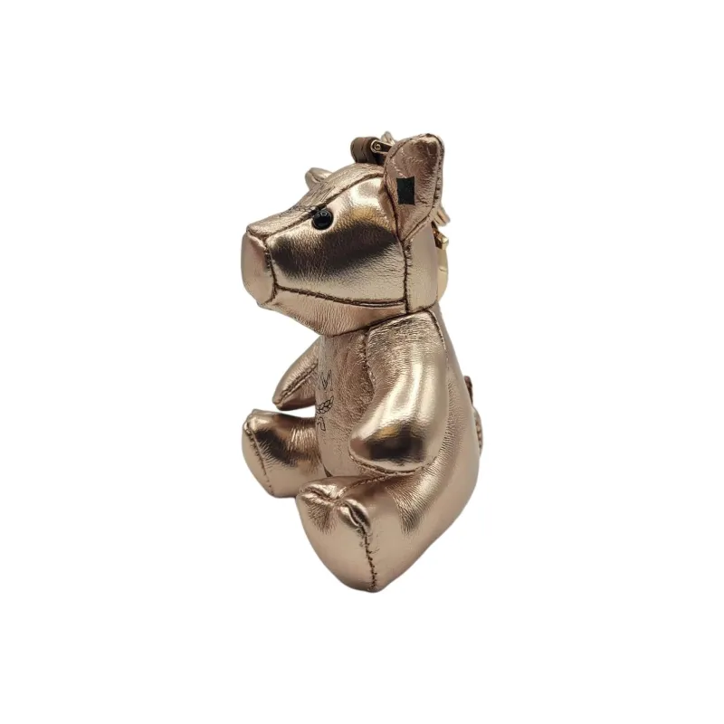 MCM Metal Keychains Women's Gold-1