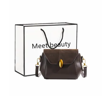 Fitchell PU Shoulder Bag, Crossbody Bag Women's Coffee Suede/Brown Suede/Black Suede/Coffee