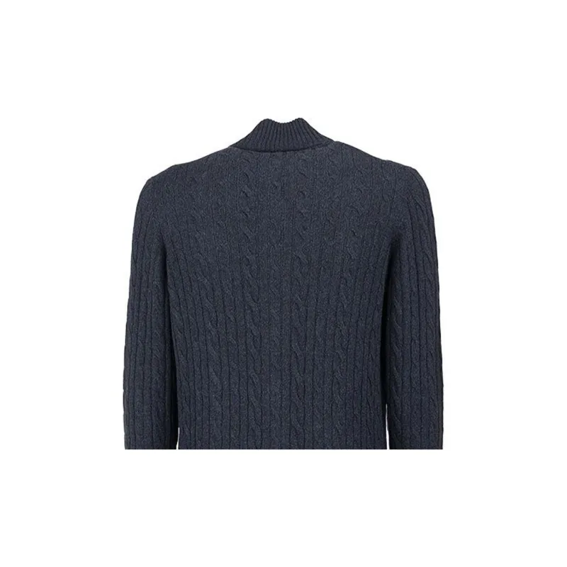 Loro Piana Cable-knit Cashmere Cardigan-4