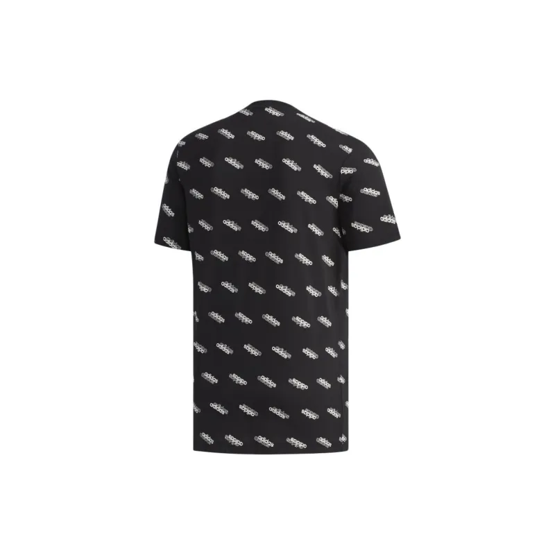 Adidas T-Shirt Men's Black/White-1