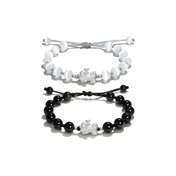 JOYDINNY Alloy Bracelets Unisex