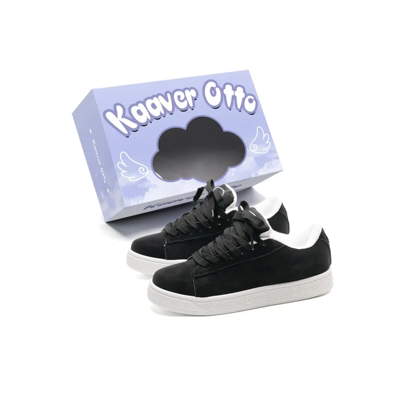KAAVER OTTO Slip Resistant Low Top Skateboard Shoes Unisex Box-0