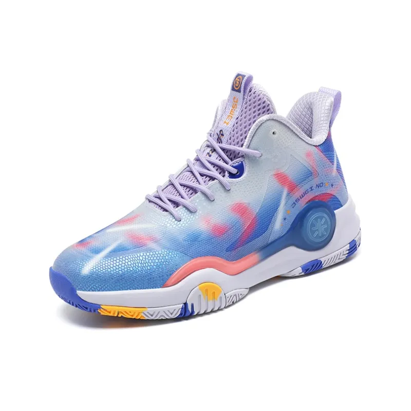 JSWEI Cushioned Slip-Resistant Mid-Top Basketball Shoes Men's-6