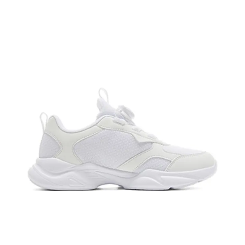 PEAK Anti Slip Wear Resistant Low Top Kids Lifestyle Shoes White Teenagers-1