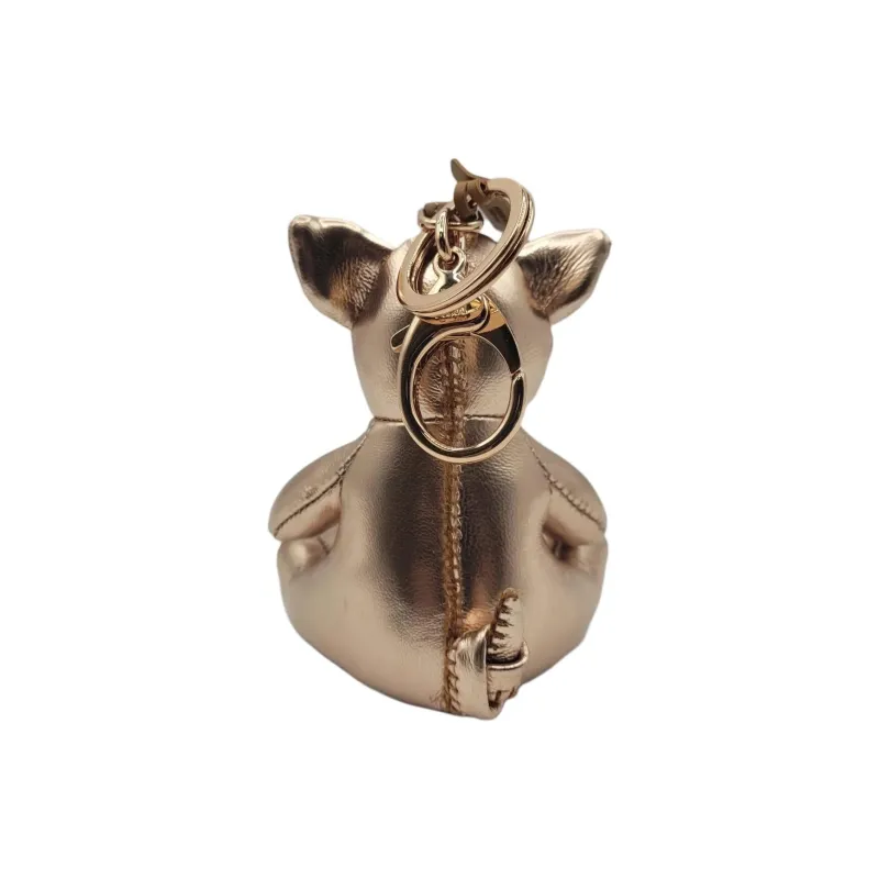 MCM Metal Keychains Women's Gold-2