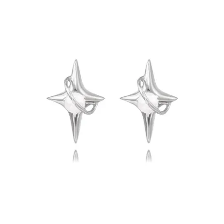 SWEET PLANET S999 Fine Silver Stud Earrings Unisex