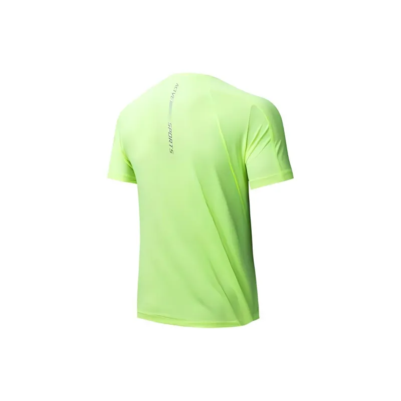 CHAOJIANTA T Shirt Men's Neon Frequency Green-1