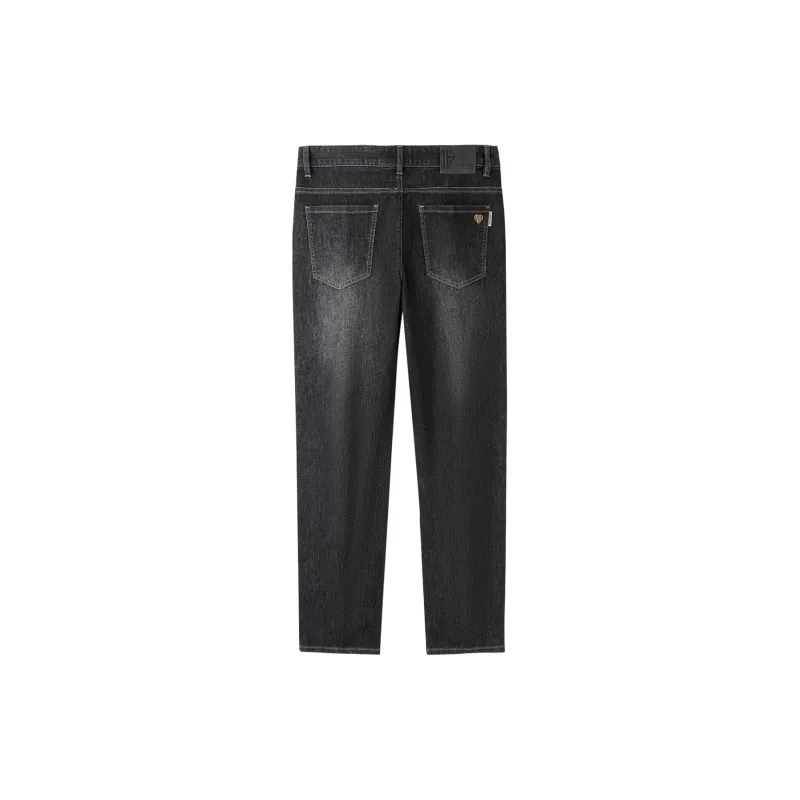 HLA The Heart Is The Series Jeans Men's Black Bull Transition Color-5