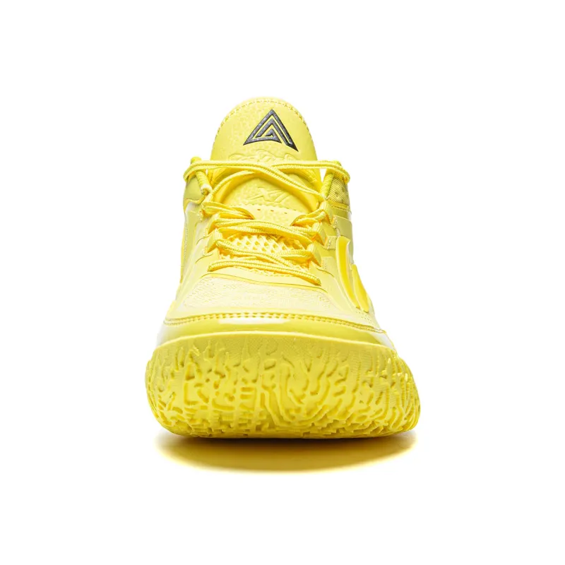 LiNing Air Raid 11 Cushioned Slip Resistant Lightweight Low Top Performance Basketball Shoes Men's Yellow-4