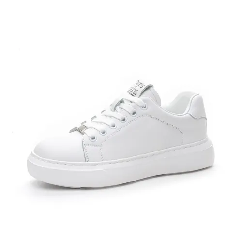 Help Slip Resistant Cushioning Low Top Skateboard Shoes Women's White