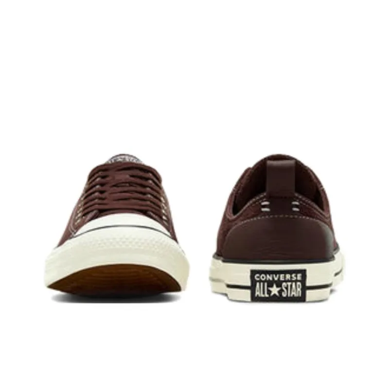 Converse Chuck Taylor All Star Anti Slip Wear Resistant Low Top Skateboard Shoes Unisex Burgundy-3