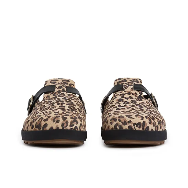 ARTICLE NO. Abrasion Resistant Wrap toe Slippers Unisex Leopard-4
