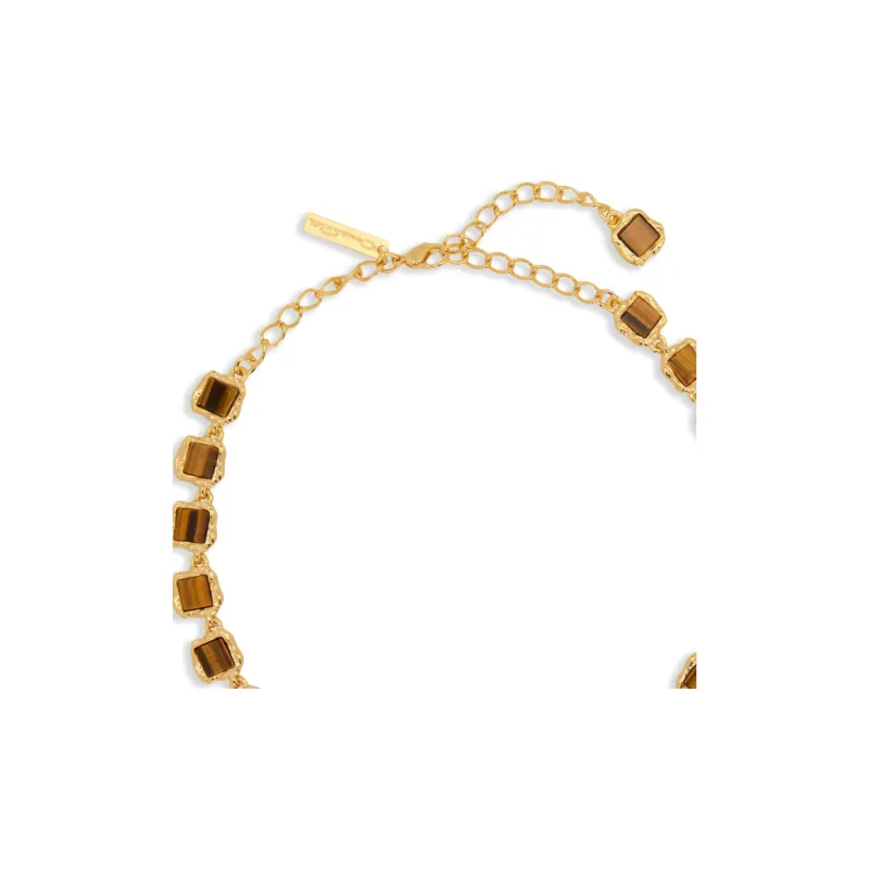 Oscar De La Renta Square Stone Necklace-1