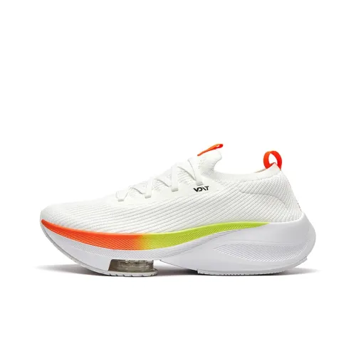 VOIT Running Shoes Unisex Low-Top White/Multicolor Rainbow