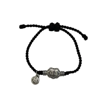 Heart Grass 999 Fine Silver Bracelets Women's