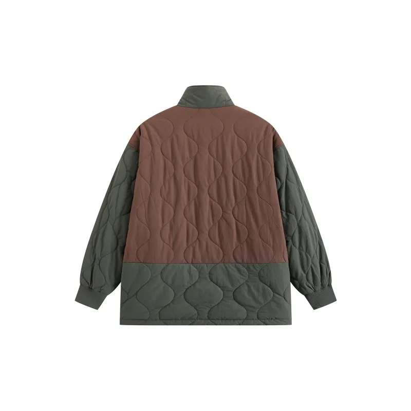 Kappa Puffer Jacket Unisex Green Comes With Necklace-2
