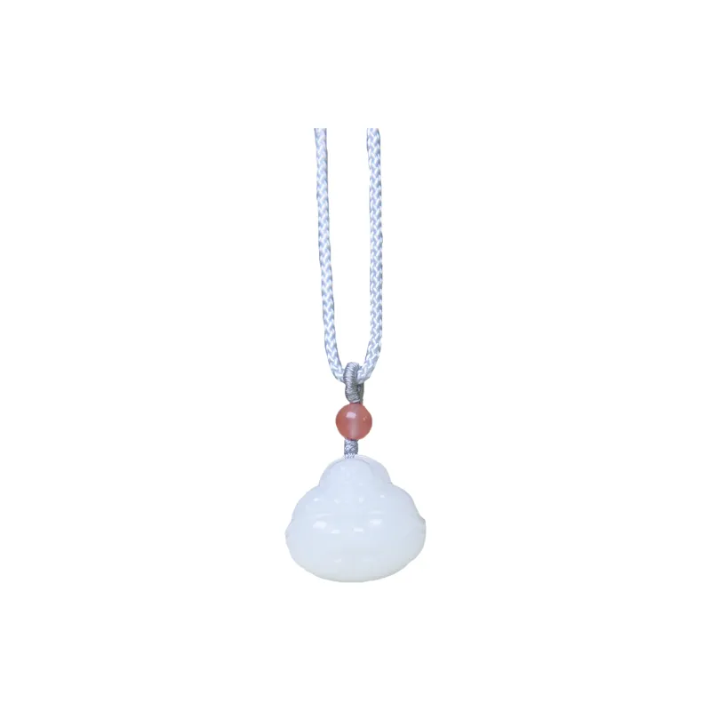 Ingenuity Hetian Jade Necklaces White Jade Women's-0