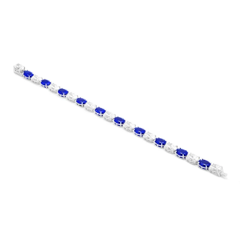 GAONAS 925 Sterling Silver, Synthetic Cubic Zirconia Bracelets Women's-1