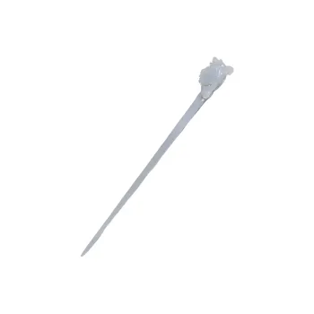 Jade Charm Yao Hetian Jade Hairpin Smoky Purple Women's
