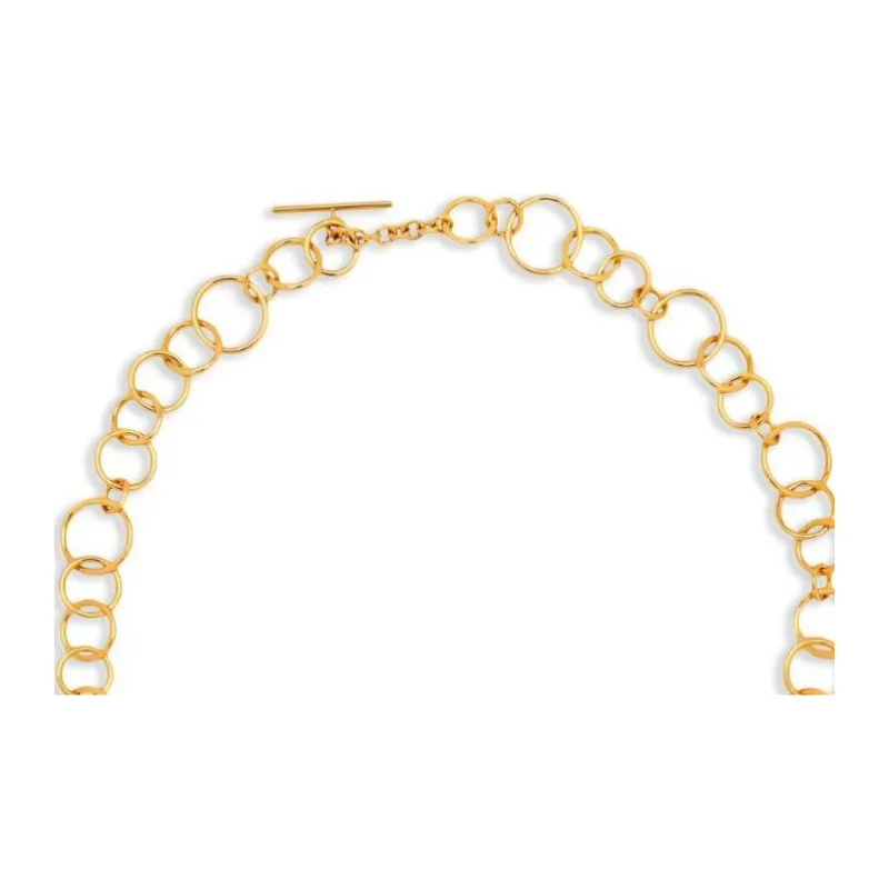 Oscar De La Renta Pavé O Chain link Necklace-1