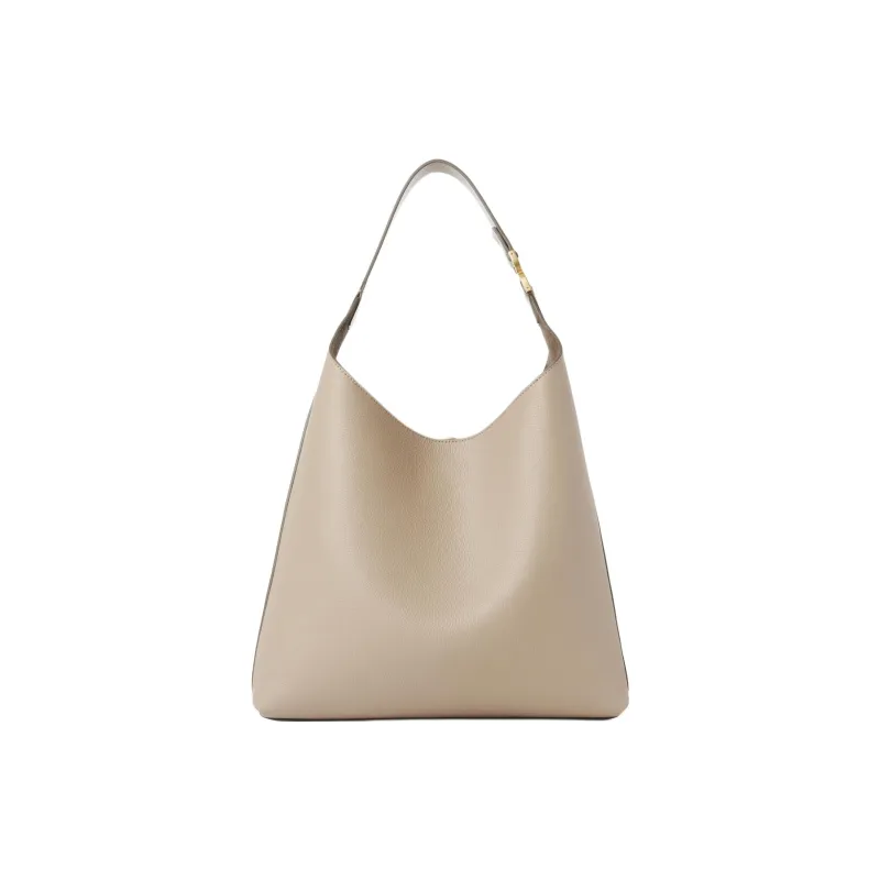 Chloe Marcie Calfskin Hobo Bag Handbag Shoulder Bag Regular Women's Brown-2