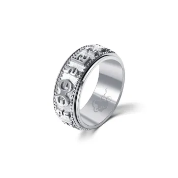 DH7 Titanium Steel Rings Unisex