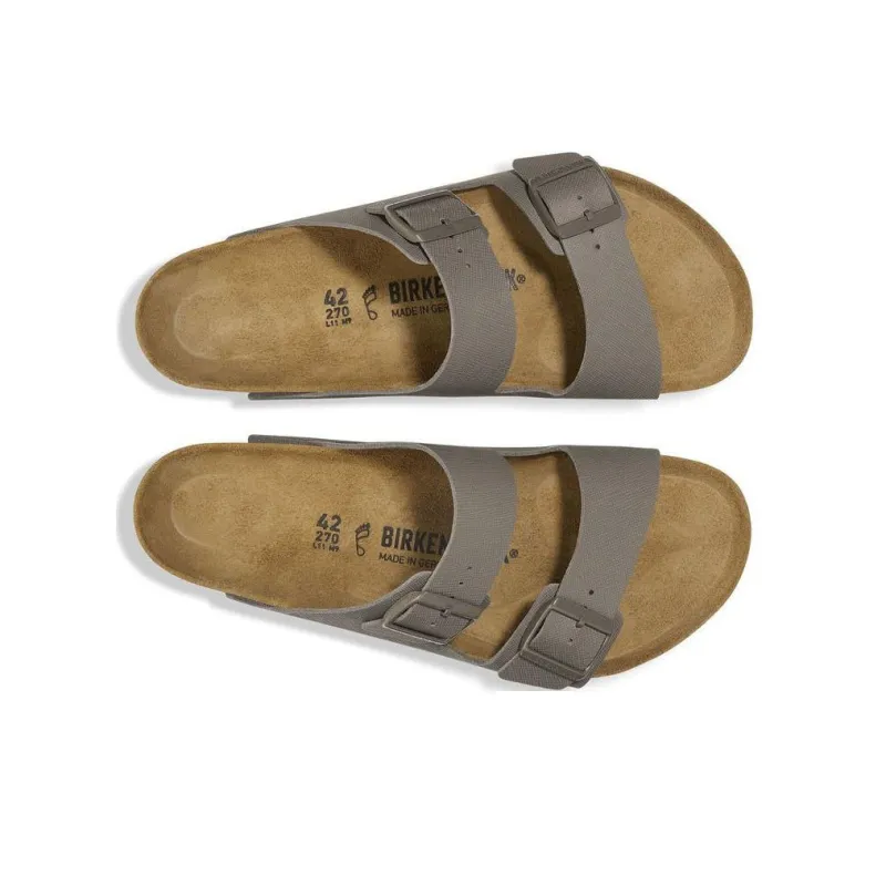 Birkenstock EVA Slip Resistant Abrasion Resistant Slide Slippers Men's Gray Narrow-4