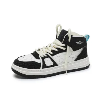 M.M Party Anti Slip Wear Resistant High Top Skateboard Shoes Men's