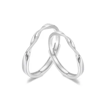 FANFRI Sterling Silver Rings Unisex Date Confession Box Sweet Adoration