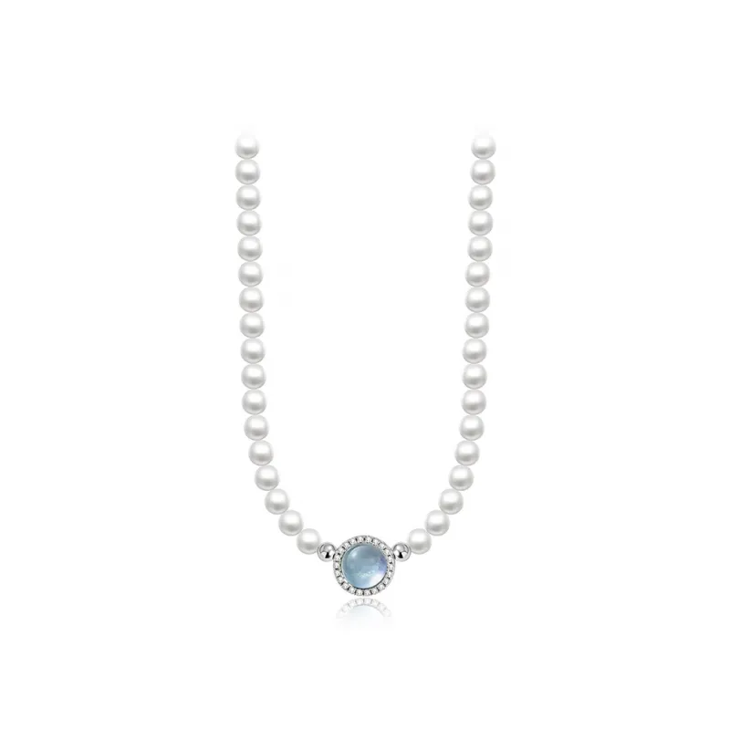 Yab Shell Pearl Necklaces Unisex-3