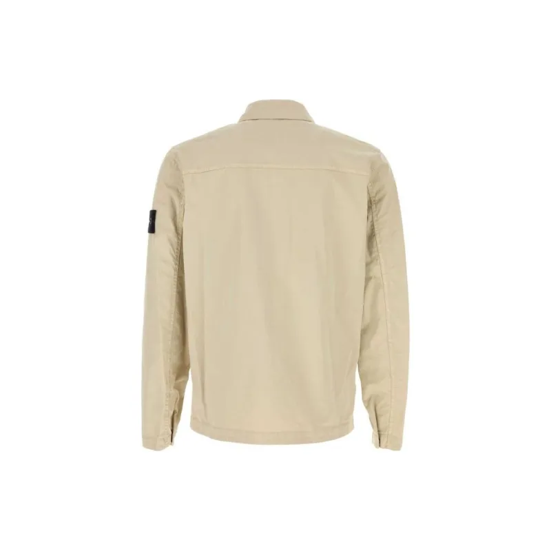 STONE ISLAND Logo Patch Long Sleeved Jacket-1