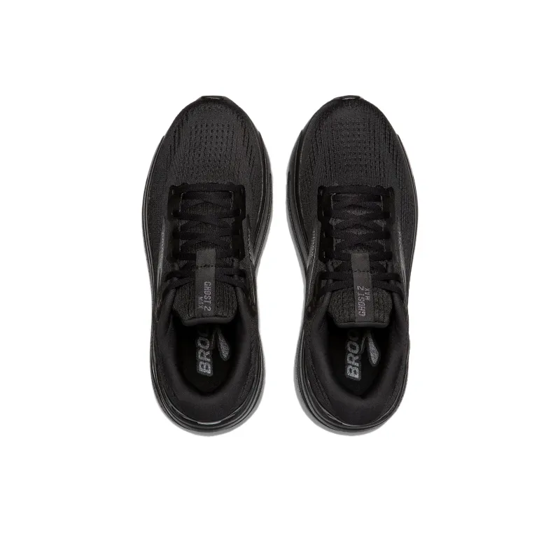 Brooks Anti Slip Wear Resistant Low Top Casual Running Shoes Men's Black-3