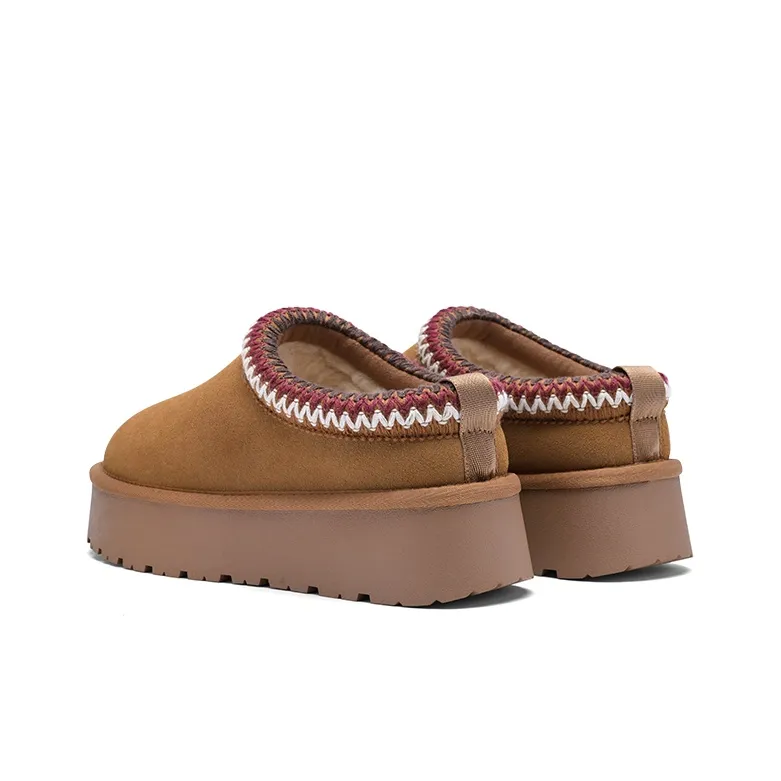 BASIC HOUSE Wrap-toe Slippers Women's Chestnut-1