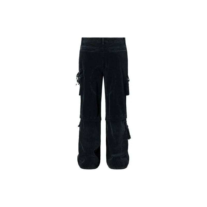 ROCAWEAR Cargo Pants Unisex Black-1