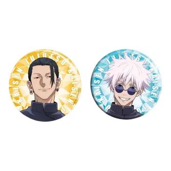 MOUXUYY Satoru Gojo Suguru Geto Jujutsu Kaisen  The Chapter Of Huaiyu Laser 75mm Badge Badges