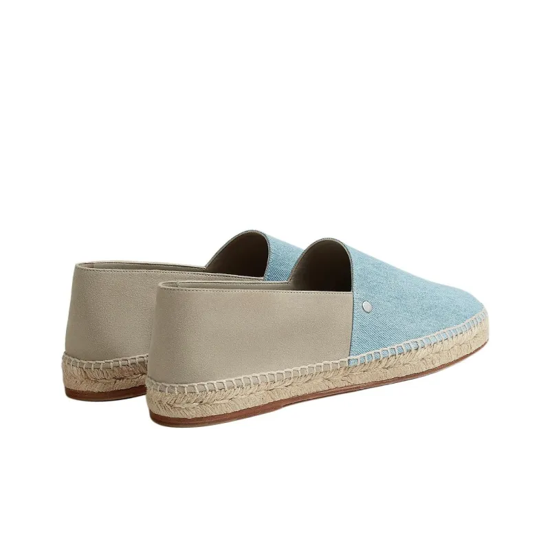 HERMES Joven Espadrilles Men's Blue-3