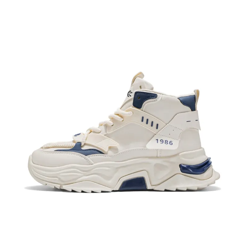 YUZHAOLIN Anti-Slip Wear-Resistant High-Top Chunky Sneakers Men's-0