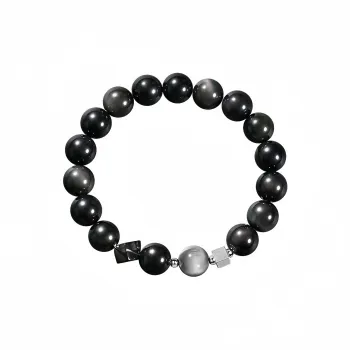YUFANGCHUN Obsidian Bracelets Unisex