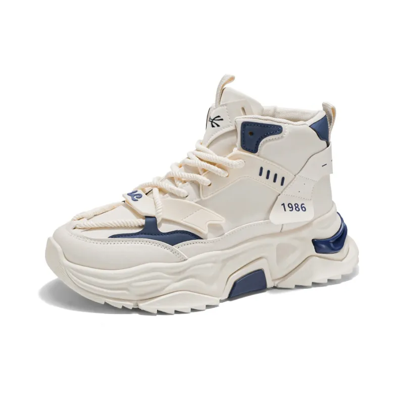YUZHAOLIN Anti-Slip Wear-Resistant High-Top Chunky Sneakers Men's-1