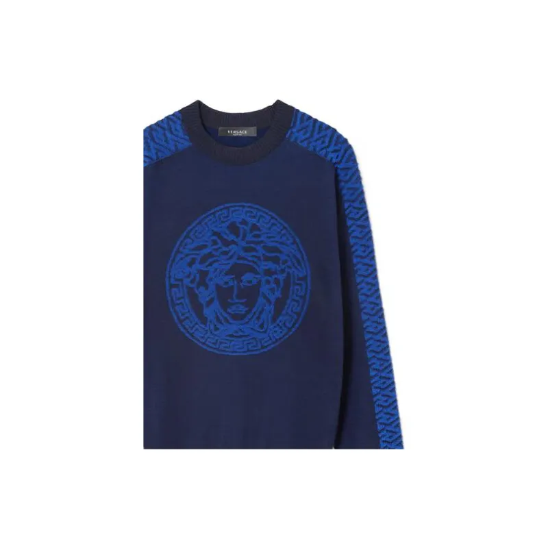 VERSACE Logo Printed Sweater-5