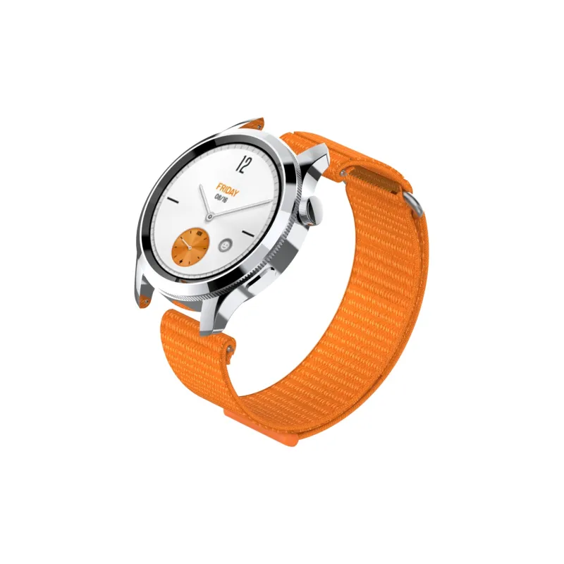 FZRT Watch Bands Official Same Style Holiday Orange Nylon Loop Strap Unisex-1